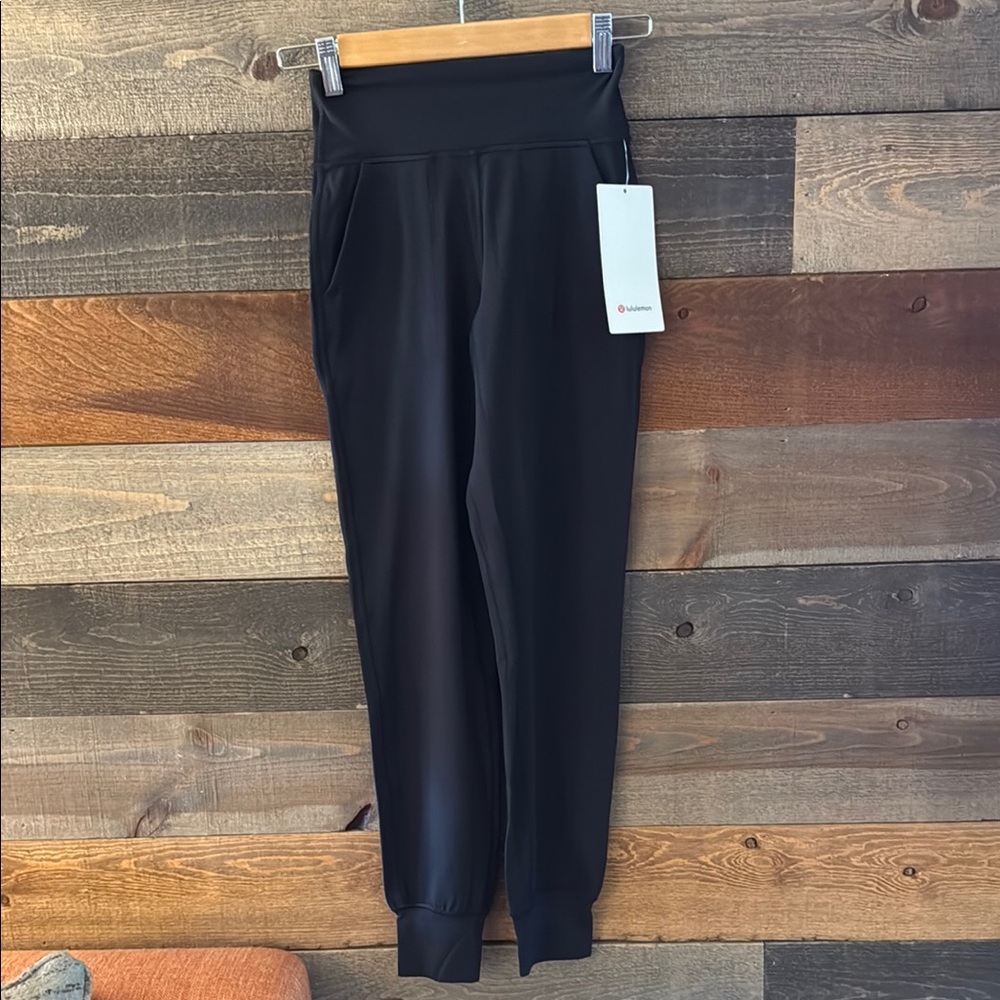 Lululemon Athletica Black Joggers with Tapered Design